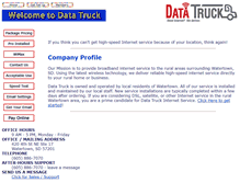 Tablet Screenshot of datatruck.com